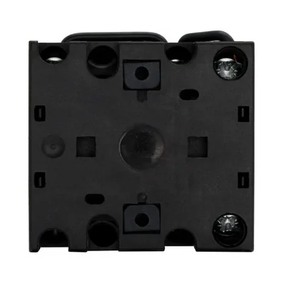 T0-2-8241/EZ Step switch, Contacts: 3, 20 A, plate: 0-3, 45 °, 3 steps, 45°, latching, 22.3 mm panel mount, black knob, non-locking