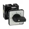 T0-2-8241/EZ Step switch, Contacts: 3, 20 A, plate: 0-3, 45 °, 3 steps, 45°, latching, 22.3 mm panel mount, black knob, non-locking