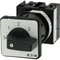 T0-2-8241/EZ Step switch, Contacts: 3, 20 A, plate: 0-3, 45 °, 3 steps, 45°, latching, 22.3 mm panel mount, black knob, non-locking