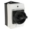 T0-2-8900/I1/SVB-SW On-Off switch, 3 pole + N, 20 A, 90 °, in IP65 housing, black knob with padlock