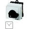 T0-3-8222/IVS Power switch, Contacts: 6, 20 A, plate: 1-2, 90 °, latching, TH rail mounting, black knob without locking option