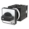 T0-5-8281/E Step switch, Contacts: 9, 20 A, label: 0-3, 45 °, 3 steps, 45°, latching, surface mounting, black knob, non-locking