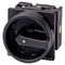 T3-1-102/EA/SVB-SW Main switch, 2 pole, 32 A, emergency stop function, 90°, padlockable in the Off position, surface mounting, black knob with padlockable function