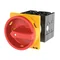 T3-3-8342/EA/SVB Main switch, 6 pole, 32 A, emergency stop function, 90°, padlockable in the Off position, surface mounting, red/yellow knob with padlockable function