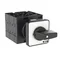 T3-4-8223/E Power switch, Contacts: 8, 32 A, type: 1-2, 90 °, latching, surface mounting, black knob, non-locking