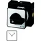T3-4-8223/E Power switch, Contacts: 8, 32 A, type: 1-2, 90 °, latching, surface mounting, black knob, non-locking