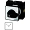 T3-4-8223/E Power switch, Contacts: 8, 32 A, type: 1-2, 90 °, latching, surface mounting, black knob, non-locking