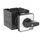 T3-4-8223/E Power switch, Contacts: 8, 32 A, type: 1-2, 90 °, latching, surface mounting, black knob, non-locking