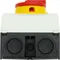 T3-4-8344/I2/SVB Przełącznik Zał.-Wył., 8-bieg., 32 A, 90 °, w obudowie IP65, pokrętło czerwono-żółte z blokadą na kłódkę