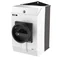 T3-4-8344/I2/SVB-SW On-Off switch, 8-pole, 32 A, 90 °, in IP65 housing, black knob with padlock