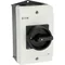 T3-4-8344/I2/SVB-SW On-Off switch, 8-pole, 32 A, 90 °, in IP65 housing, black knob with padlock