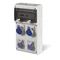 Tableau de distribution 2x32A/5p, 2x230V 11DIN