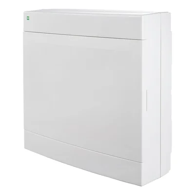 Tableau de distribution AREO 2x18 PE+N, montage en surface, IP40 blanc