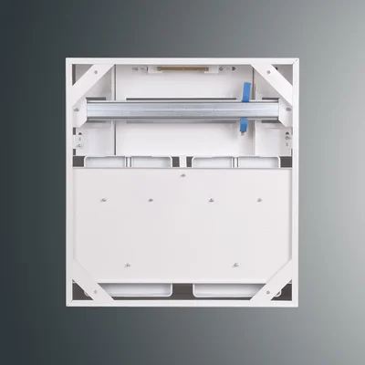 Tableau de distribution de compteurs RZ 17NN P O 2T1F+15S, plaque 432x403x135 ; avec fenêtre ; IP30 ; RAL 9003