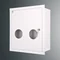 Tableau de distribution des compteurs RW 17NN 2T1F+15S 432x403x170 ; porte pleine ; z.p.9081 ; IP30 ; RAL9003