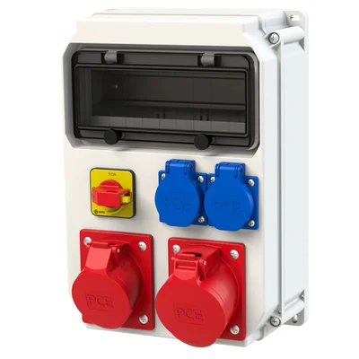 Tableau de distribution en plastique série ECOLINE stationnaire 32/5 16/5 2GS R.0-1 sans protection