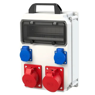 Tableau de distribution en plastique série ECOLINE stationnaire 32/5 16/5 2GS sans protection 90EKO012