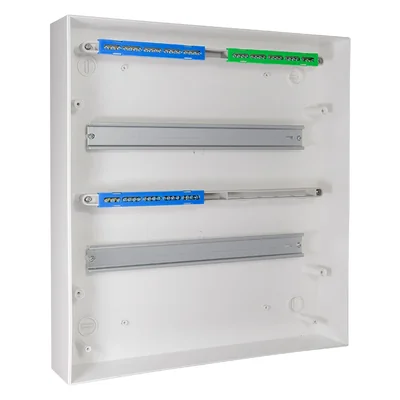 Tableau de distribution en saillie SRn-36/2 blanc transparent