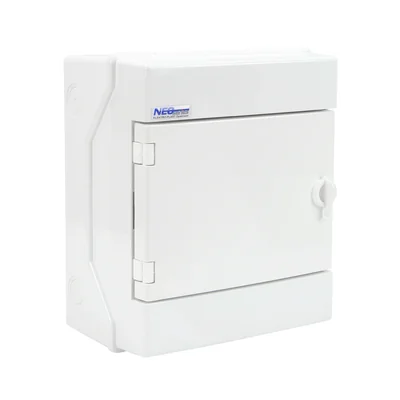 Tableau de distribution hermétique RH-6/B (porte blanche) (500 V CA, 1000 V CC)