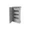 Tableau de distribution modulaire encastré, S-36, 3x12, porte opaque, métal, gris, IP40