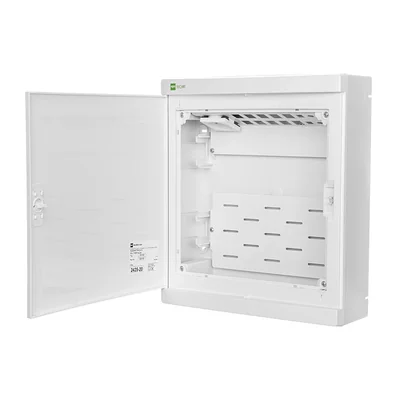 Tableau de distribution multimédia ELEGANT 2x12, montage en surface, IP 40 - blanc
