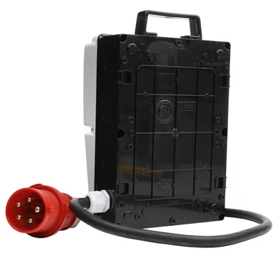 Tableau de distribution RO-1ZNR/1632/K CAS-SFI 32A 16A 3x230 V IP54 SKH avec câble d'alimentation [H07RN-F]/1 m. Protection contre les surintensités et les courants de fuite à la terre, IP 44, 1x32A-400V/1x16A-400V/3x16A-230V