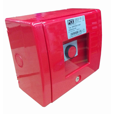 Tableau de protection incendie en saillie IP55 95PPNT avec bouton de commande