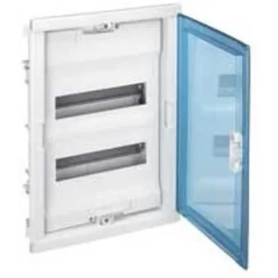 Tableau RWN 2 x 12 avec portes transparentes