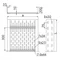 Tablett, KSC200H100/6N