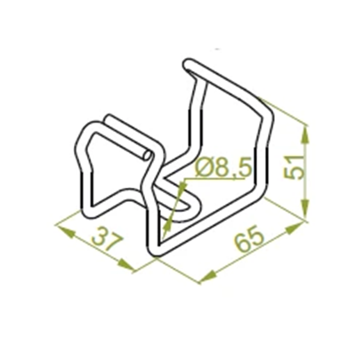 Tabletthalter aus Drahtgeflecht