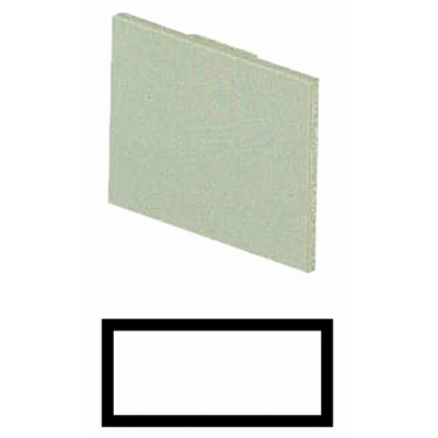 Tabliczka opisowa czysta koloru aluminium, 02SQ25