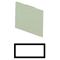 Tabliczka opisowa czysta koloru aluminium, 02SQ25