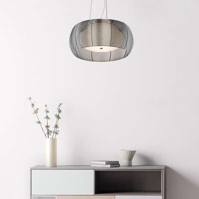 TANGO Lampa wisząca 40 cm srebrna