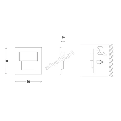Tango mini Stick in alluminio blu