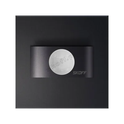 Tango PIR motion sensor 120 degrees Motion Sensor SKOFF 230 V AC 0.6 W IP 20 N/A matt black pcs.