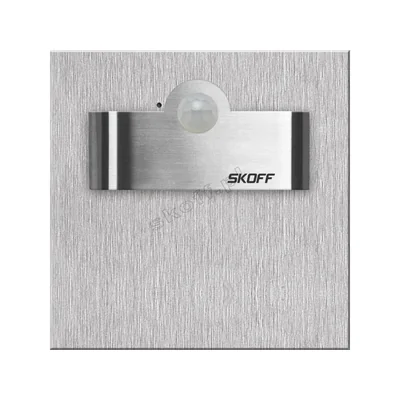 Tango Short LED PIR 120 Motion Sensor Light SKOFF luminaire 230 V AC 2.4 W IP 20 6500 K polished Inox pcs.