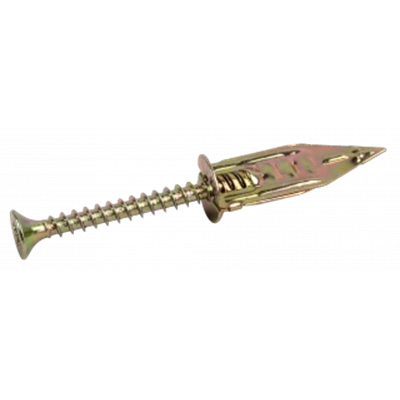 TAP-IT Łącznik metalowy 10,5x30mm do wbijania do płyt G-K z wkrętem 4x40mm 100szt