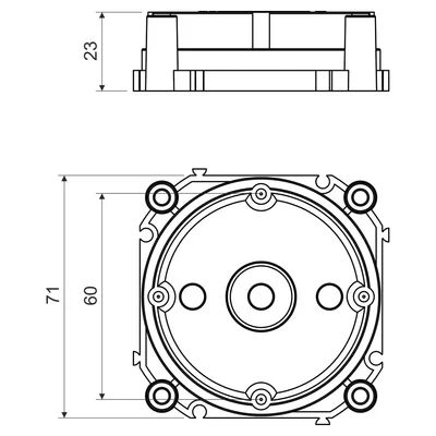 tapa de lata de concreto