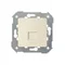 Tapa de toma RJ45 1 toma con adaptador y persiana beige