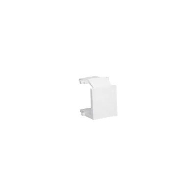 Tapa del orificio del conector RJ45/RJ12 para tapa de enchufe IT, blanco