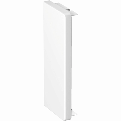 Tapa final Optiline 45 75x55mm PC ABS blanco polar 2 uds.