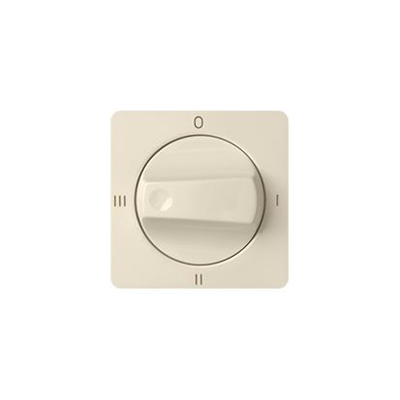 Tapa interruptor giratorio (4 posiciones) beige