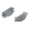 Tapa para perfil LED NZA, gris