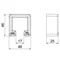 Tapa protectora MS4141 SK para riel MS 41