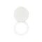 Tapa Simon 100 W100-10000042x-130 para orificio de enchufe individual; blanca