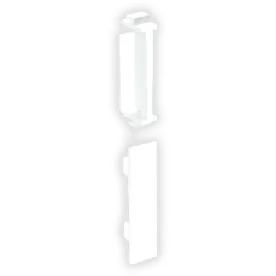 Tappo di irrigidimento Cabloplus (completo di condotto 90x55), bianco puro