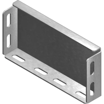 Tappo terminale per vassoio ZKZP200H100, spessore lamiera - 1,50 mm
