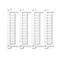 Targhette descrittive (48 pezzi) per le serie 39 e 38.01/11/31/41/52/62