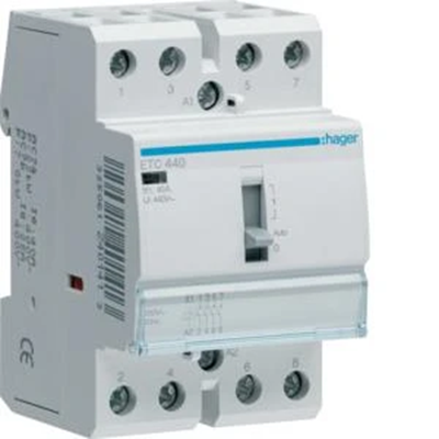 Tariff contactor Day/Night 230VAC 4NO 40A