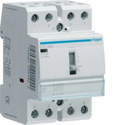 Tariff contactor Day/Night 230VAC 4NO 63A